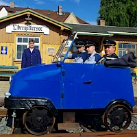 Trolley car at Dresden-Gittersee station (source: Landeshauptstadt Dresden, museum-euroregion-elbe-labe.eu)