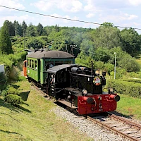 Historický vlak v Drážďanech-Gittersee (© Till Menzer)
