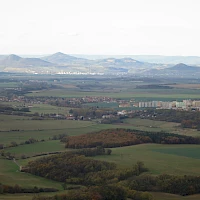 View over Roudnice nad Labem (right) (© Jiří Sedláček; Wikipedia; CC BY-SA 3.0)