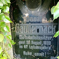 Tombstone Josef Gaudernack (© Sebastian Weise/EEL)